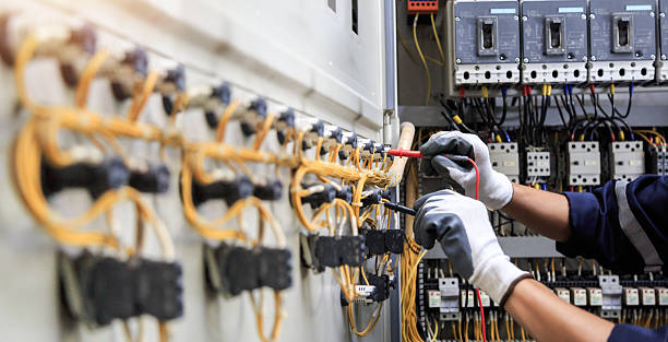 Professional Electrician technician working in Houston, MS